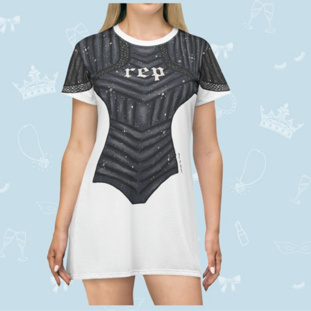 Taylor Eras Tour Reputation Eras Loungewear Cosplay Costume - Tshirt Dress