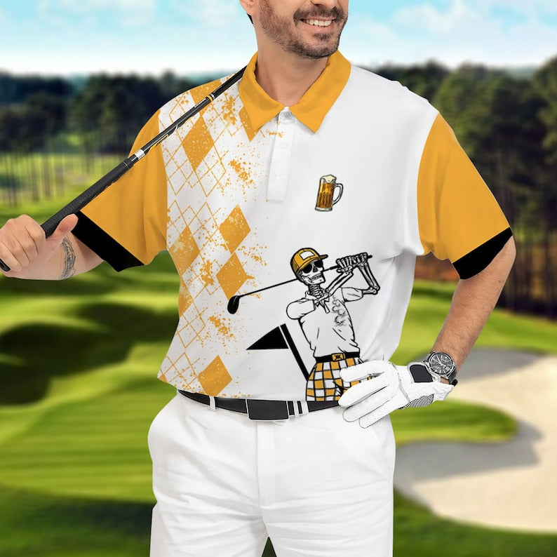 Weekend Forecast Golfing With A Chance Of Drinking - Gift For Golf Lovers - Men Polo