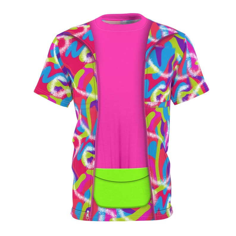 Ryan Neon Skate 80s Workout-Themed Party Halloween Costume Cosplay - T-Shirt