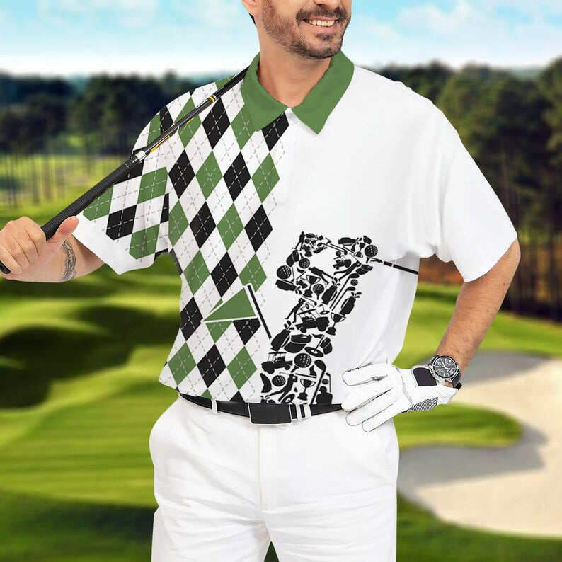 I Was One Under Today A Tree A Brush - Gift For Golf Lovers - Men Polo