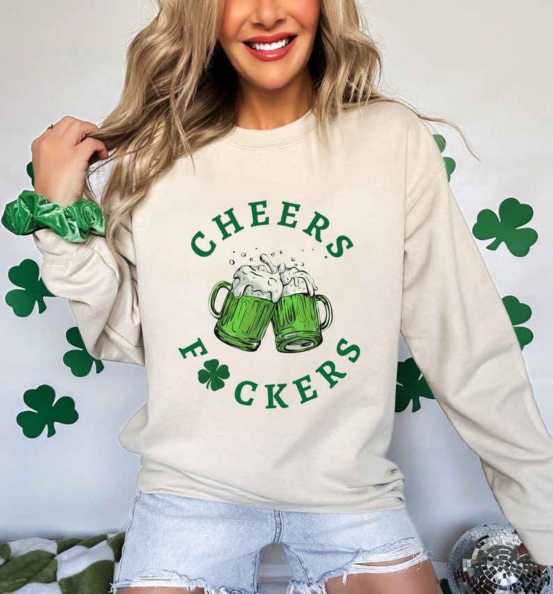 Funny Cheers Fuckers St. Patrick's Day Lucky - Unisex Shirt