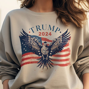 Avis89 Trump 2024 Patriot American Flag - Gift For Republican - Unisex Shirt