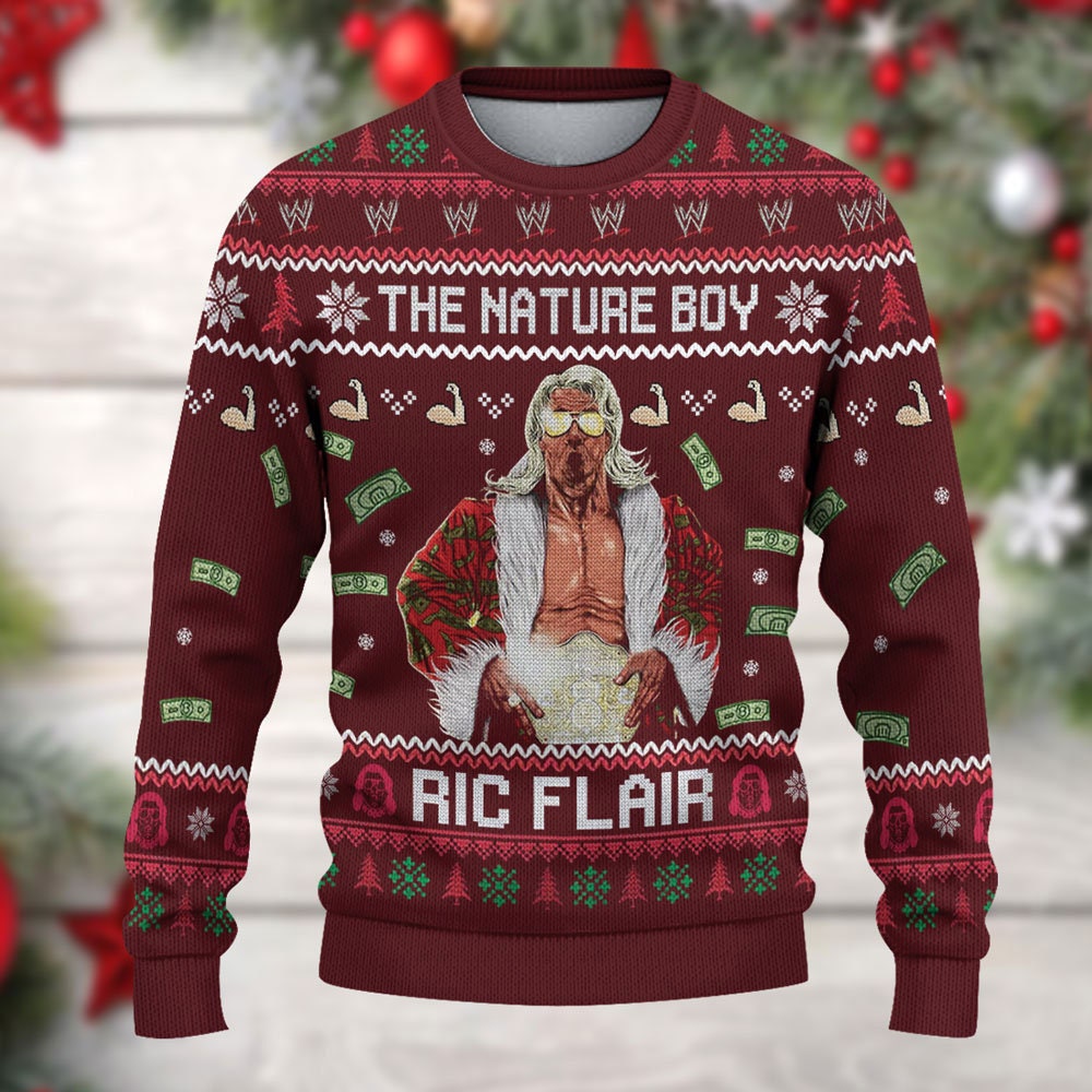 The Nature Boy Ric Flair Christmas - Ugly Sweater