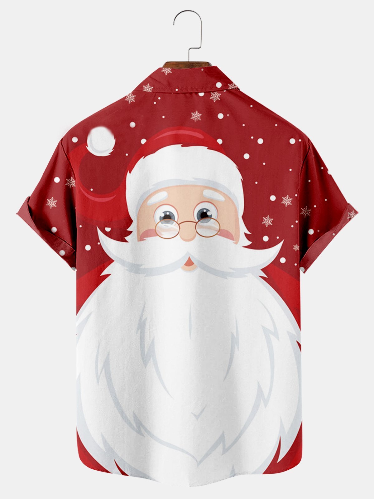 Merry Christmas Santa Claus With His Glasses - Hawaiian Shirt