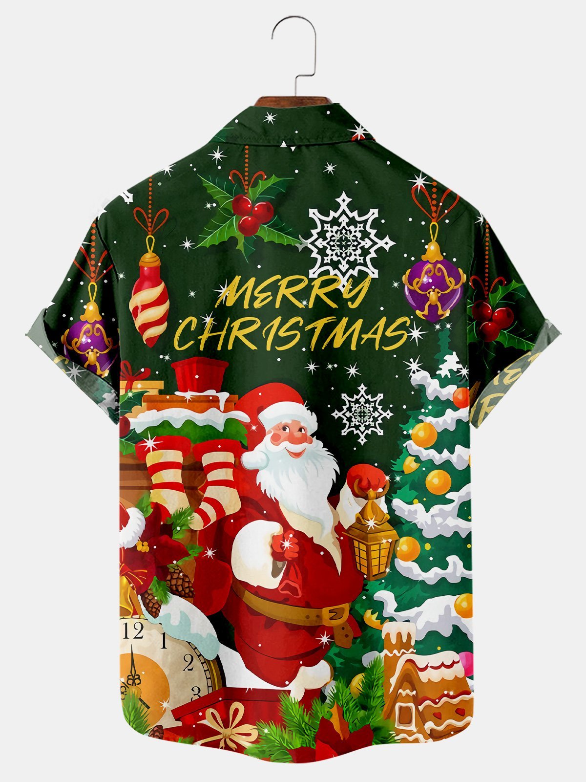 Christmas Santa Claus Is Preparing Many Gifts For You - Hawaiian Shirt