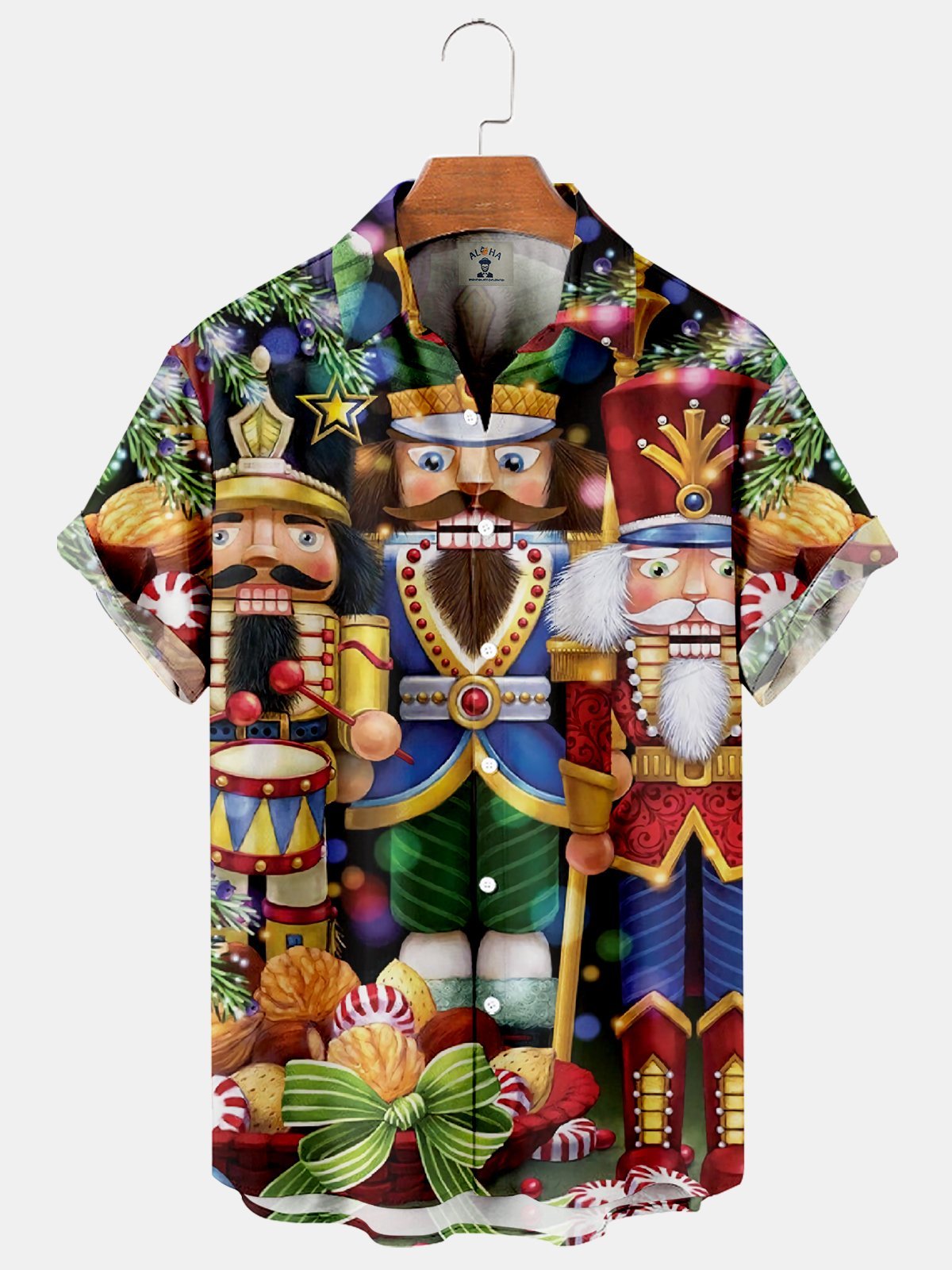 Three Walnut Soldiers Christmas  - Hawaiian Shirt