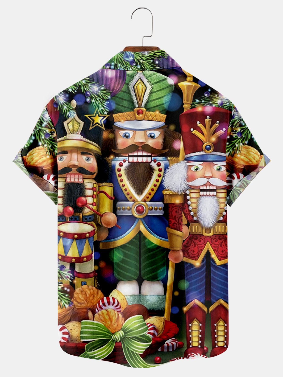 Three Walnut Soldiers Christmas  - Hawaiian Shirt