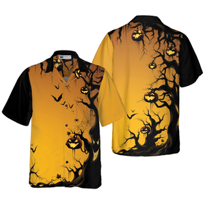 Scary Halloween Tree - Hawaiian Shirt