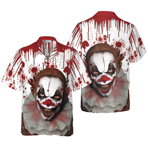 Scary Halloween Clown Faces - Gift For Men And Women - Hawaiian Shirt