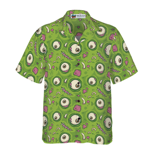 Creepy Halloween Zombie Skin - Hawaiian Shirt