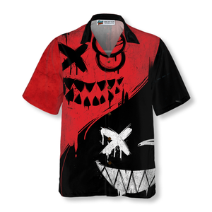 Halloween Evil Smile -Gift For Men And Women - Hawaiian Shirt