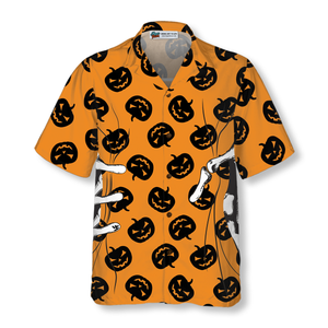 Halloween Skeleton Hand - Hawaiian Shirt