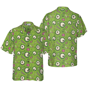 Creepy Halloween Zombie Skin - Hawaiian Shirt