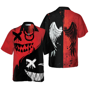 Halloween Evil Smile -Gift For Men And Women - Hawaiian Shirt