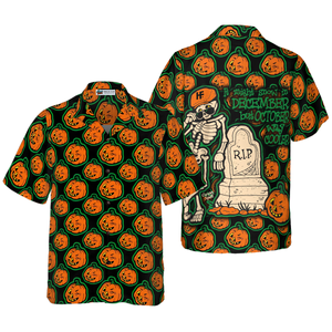 Halloween Is Way Cooler - Gift For Men And Women - Hawaiian Shirt