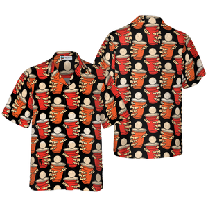 Beer Pong Halloween Party - Hawaiian Shirt