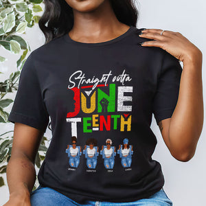 Straight Outta Juneteenth | Classsic Unisex T-shirt JS2DTN41