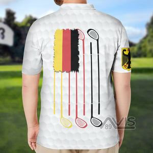 Avis89 Golf Germany Flag V2 - Men Polo Shirt