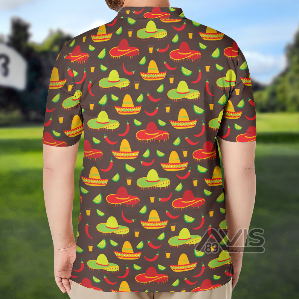 Avis89 Cinco De Mayo Mexican Sombrero Hats - Men Polo Shirt