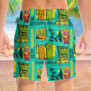 Scooby Doo Movie x Tiki Cosplay Costume - Beach Shorts