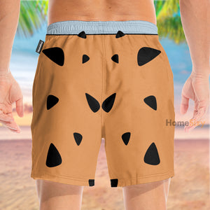 The Flintstones Moive Fred Cosplay Costume - Beach Shorts