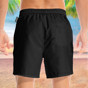 Kobe Bryant B&W Cosplay Costume - Beach Shorts