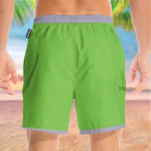 Smash Ultimate Game Little Mac Green Cosplay Costume - Beach Shorts