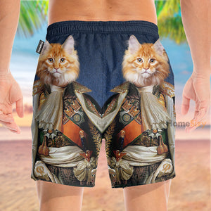 Napoleon Persian Cat - Beach Shorts