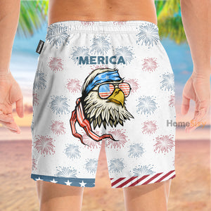 American Pride Eagle - Beach Shorts