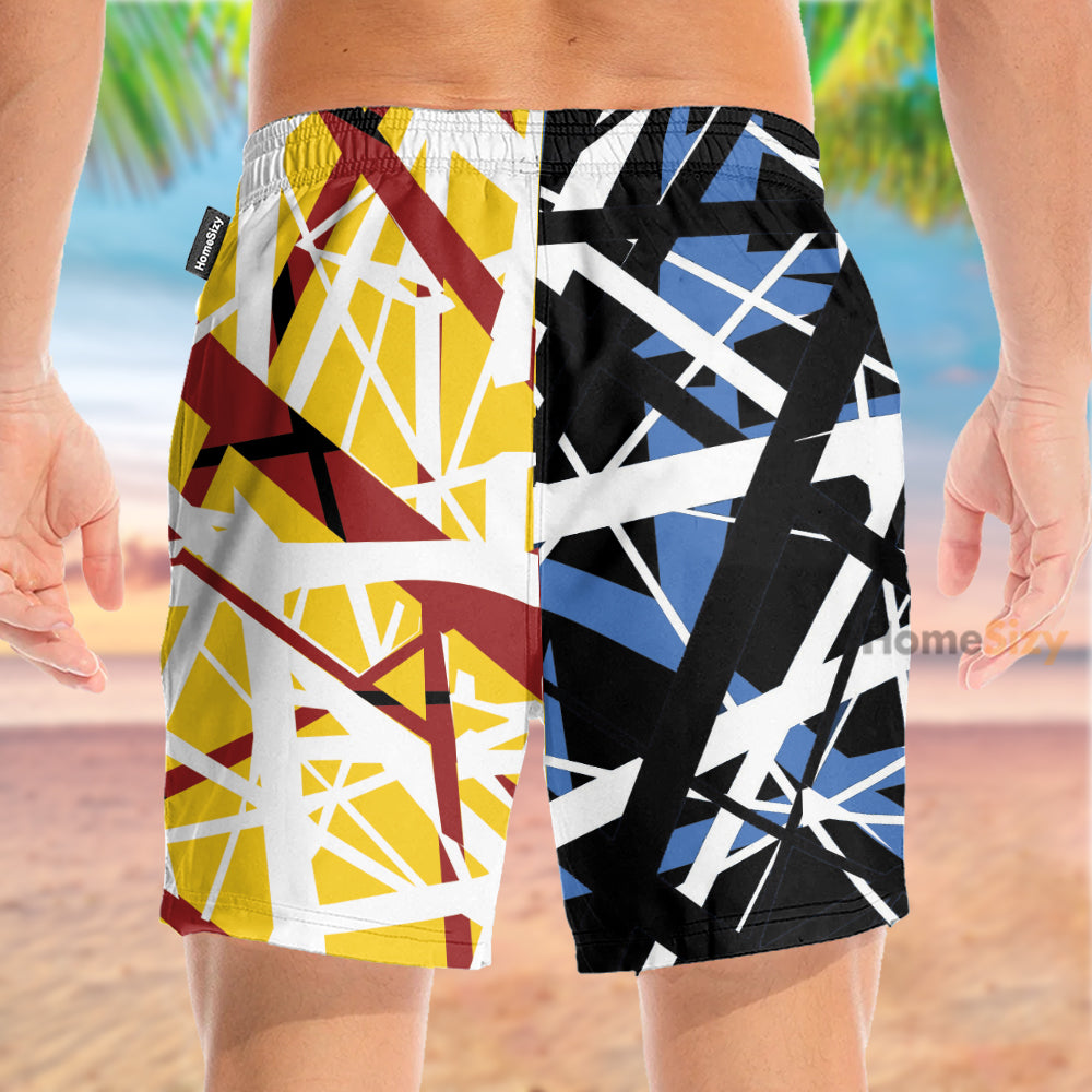 Frankenstrat RGB Mix Cosplay Costume - Beach Shorts