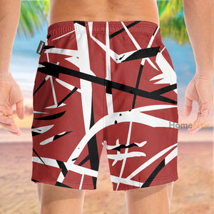 Red Frankenstrat Strings Cosplay Costume - Beach Shorts