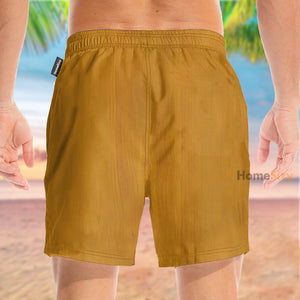 Brown Fender Precision Bass Cosplay Costume - Beach Shorts