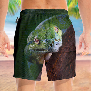 Animal Cool Snake Tropical - Beach Shorts