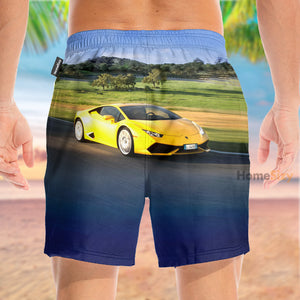 Lamborghini Huracan - Beach Shorts