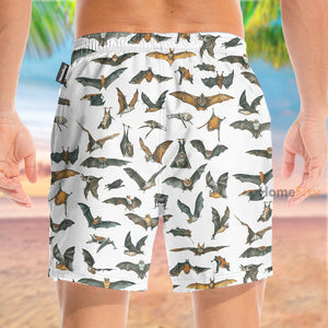 Bats Birthday Party - Gift For Wild Animals Lovers - Beach Shorts