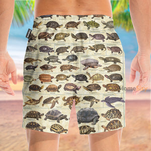 Terrapins Turtles & Tortoises - Beach Shorts