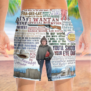 A Christmas Story Quote - Beach Shorts