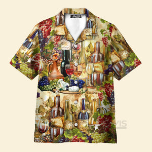 Avis89 Wine I Don't Give A Sip - Gift For Men And Women - Hawaiian Shirt