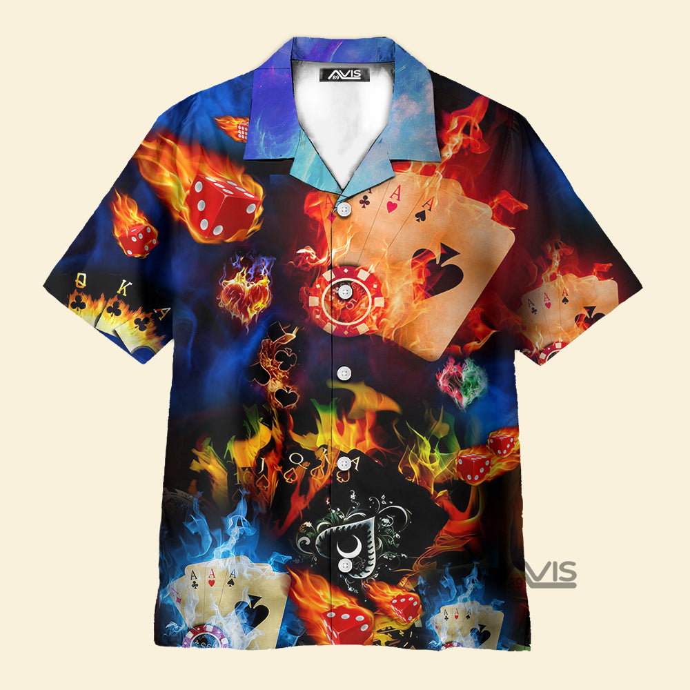 Avis89 Poker Gambling Life Like Poker Has An Element Of Risk - Hawaiian Shirt