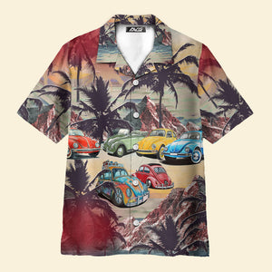 Tropical Beach Bug Car Aloha - Hawaiian Shirt Summer Vibe