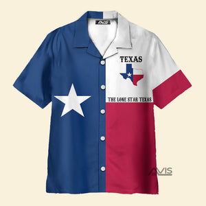 Avis89 Texas The Lone Star State - Hawaiian Shirt