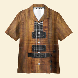 Acoustic Electric Guitar Costume Cosplay - Hawaiian Shirt