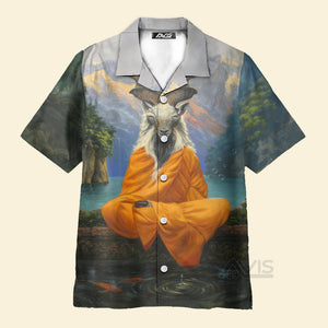 Avis89 Zen Goat Pattern - Hawaiian Shirt