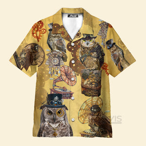 Avis89 Wisdom Owls - Hawaiian Shirt