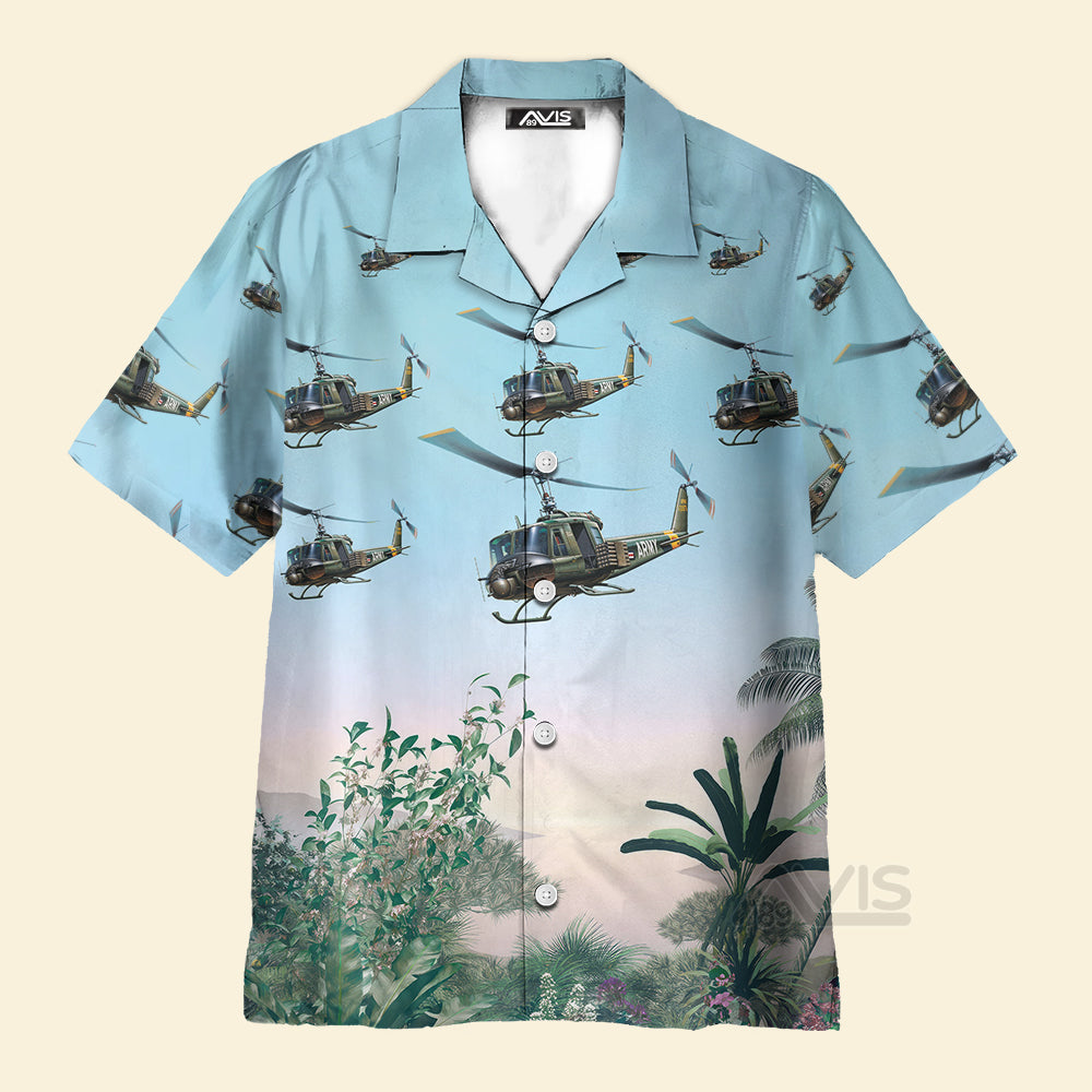 Avis89 Us Army Helicopter - For Men And Women - Hawaiian Shirt