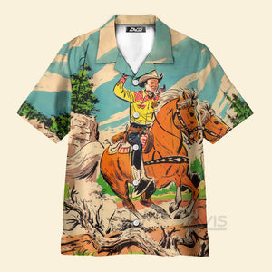 Avis89 Western Cowboy Equestrian - Hawaiian Shirt