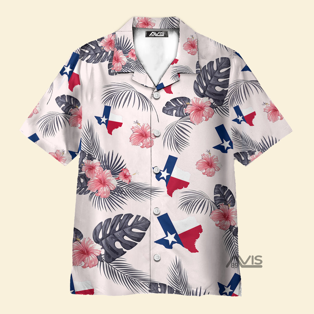 Avis89 Tropical Texas It's Not A Party Until A Girl Walks In - Hawaiian Shirt