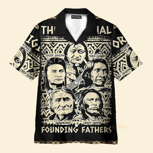 Avis89 Native American Pride Peaceful Founding Fathers - Hawaiian Shirt