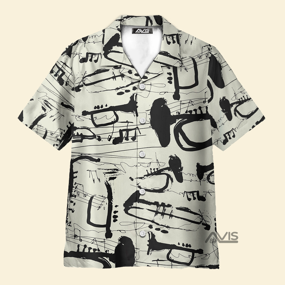 Avis89 Trumpet Is Cool - Hawaiian Shirt