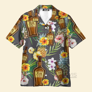 Avis89 Wine Rum Drinking Tropical Art - Gift For Men And Women - Hawaiian Shirt